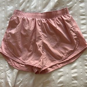Pink Nike Dry-Fit shorts